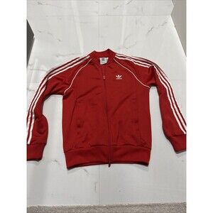 Adidas Originals Superstar Track Jacket Collegiate Red White Size S DH5824